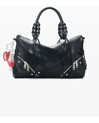 Desigual - Large Bag With Charms, Polyurethane - Lyst