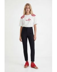 Desigual - Stella Jean Slim Trousers - Lyst