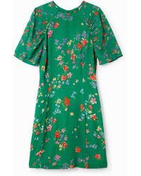 Desigual - Short Floral Dress, Viscose - Lyst