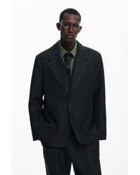 Desigual - Blazer With Contrast Stitching, Polyester - Lyst