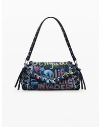 Desigual - Medium Graffiti Bag, Cotton - Lyst