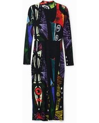 Desigual - M. Christian Lacroix Arty Midi Dress - Lyst