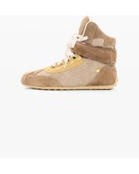 Desigual - 100% Leather Ankle Sneakers, Cow Leather - Lyst