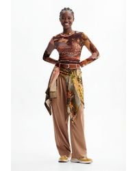 Desigual - M. Christian Lacroix Tailored Trousers - Lyst