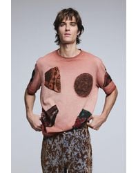 Desigual - Short-Sleeved Patchwork T-Shirt, Cotton - Lyst