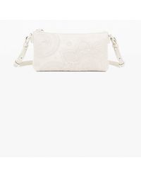 Desigual - Medium Embroidered Crossbody Purse, Polyurethane - Lyst