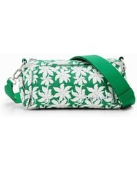 Desigual - S Textured Floral Crossbody Bag, Polyurethane - Lyst