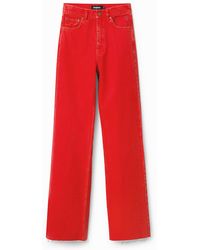 Desigual - Wide Leg Jeans - Lyst