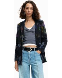 Desigual - Blazer Collage, Cotton - Lyst