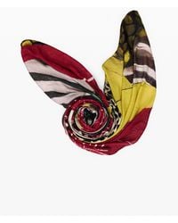 Desigual - Animal Print Scarf, Viscose - Lyst
