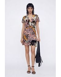 Desigual - M. Christian Lacroix Orchid Mini Dress, Polyester - Lyst
