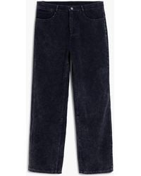 Desigual - Pantalon Long En Velours Côtelé Lavé - Lyst