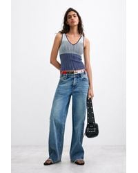 Desigual - Sleeveless Knit Top - Lyst