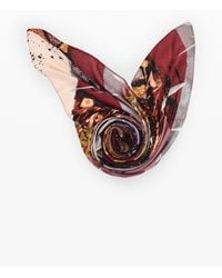 Desigual - Rectangular Patterned Foulard, Viscose - Lyst