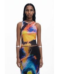 Desigual - T-Shirt Designed By Mr. Christian Lacroix, Polyester - Lyst