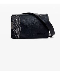 Desigual - S Bag With Butterfly Engraving, Polyurethane - Lyst