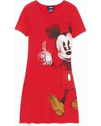 Desigual - Mickey Mouse T-shirt Dress - Lyst
