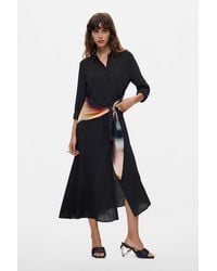 Desigual - Midi Shirt Dress, Viscose - Lyst