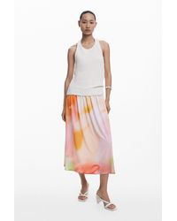 Desigual - 2-In-1 Long Gradient Dress, Polyester - Lyst