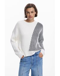 Desigual - Combined Turtleneck Sweater - Lyst
