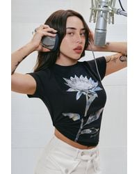 Desigual - Floral Print T-Shirt, Cotton - Lyst