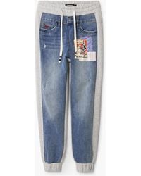Desigual - Combined Mickey Mouse Jogger - Lyst