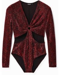 Desigual - Shiny Cut-Out Body - Lyst