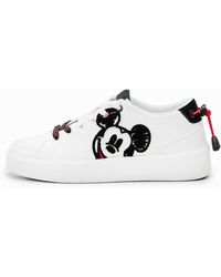 Desigual - Baskets À Plateforme Mickey Mouse - Lyst