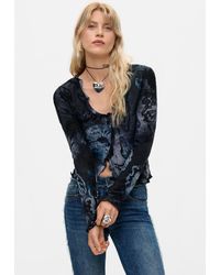Desigual - Long-Sleeved Knit T-Shirt - Lyst