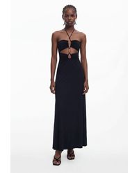 Desigual - Cut-Out Neckline Dress, Viscose - Lyst