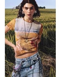 Desigual - Patchwork T-Shirt, Polyester - Lyst