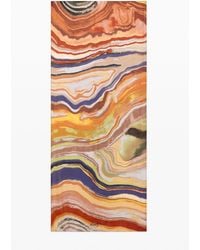 Desigual - Rectangular Patterned Foulard, Viscose - Lyst