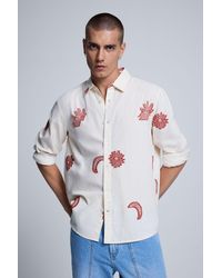 Desigual - Printed Jacquard Shirt, Cotton - Lyst