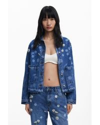 Desigual - Daisy Denim Jacket - Lyst