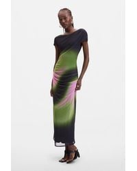 Desigual - Gradient Tulle Dress, Polyester - Lyst