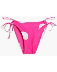 Desigual - Fuchsia Shell Bikini Bottoms - Lyst