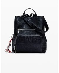 Desigual - Medium Mickey Convertible Backpack - Lyst