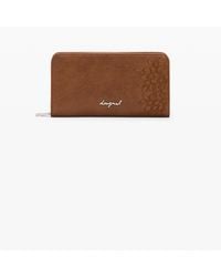 Desigual - Medium Embroidered Wallet, Polyurethane - Lyst