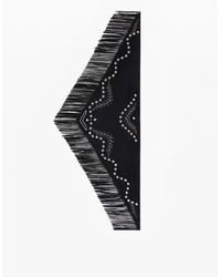 Desigual - Triangular Fringe Scarf, Polyester - Lyst