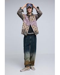 Desigual - Gradient Denim Trousers, Cotton - Lyst