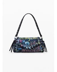 Desigual - Medium Graffiti Bag, Cotton - Lyst