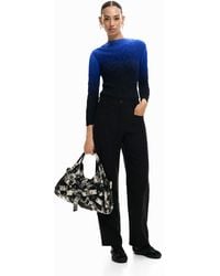 Desigual - Straight Trousers Pockets, Viscose - Lyst