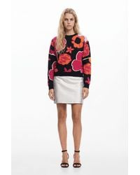 Desigual - Floral Sweater - Lyst