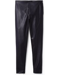Desigual - Leather-Effect Leggings, Polyurethane - Lyst