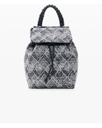 Desigual - Small Denim Zigzag Backpack - Lyst