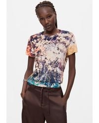 Desigual - Tie-Dye Print T-Shirt - Lyst
