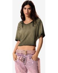 Desigual - Hooded T-Shirt Masha Popova, Cotton - Lyst