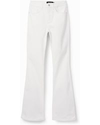 Desigual - Long Flare Jeans - Lyst