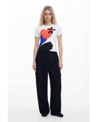 Desigual - T-Shirt Designed By Mr. Christian Lacroix, Cotton - Lyst