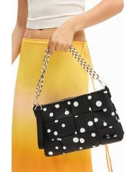 Desigual - M Woven Droplets Crossbody Bag - Lyst